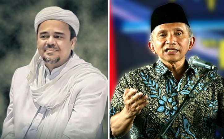 Habib Rizieq dan Amien Rais Ditantang Mubahalah Relawan Jokowi
